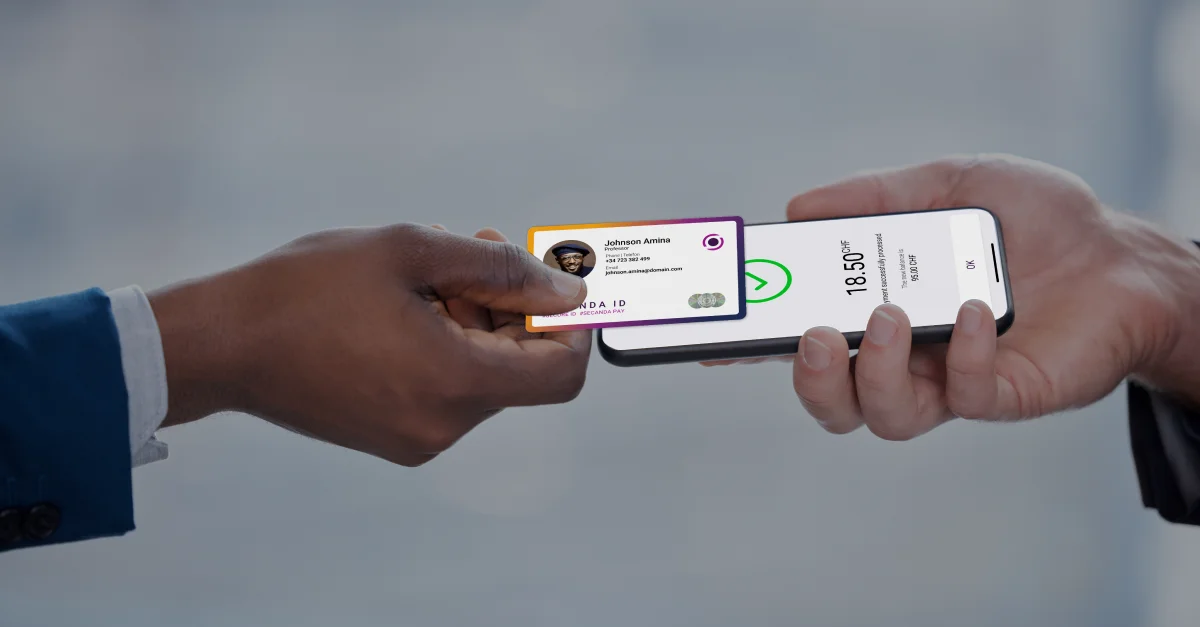 SECANDA Pay payment terminal in use