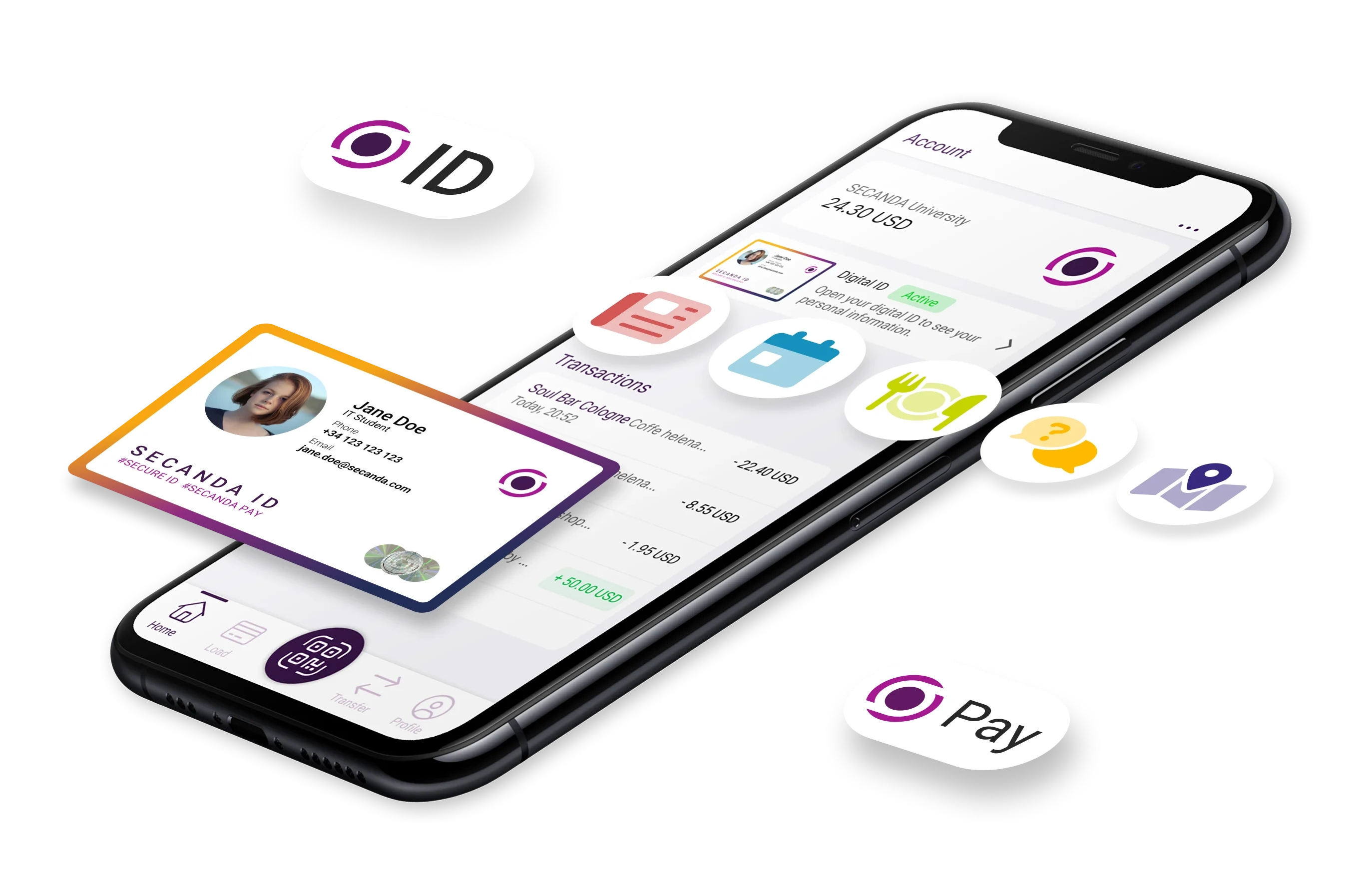 SECANDA App - Digital Campus Experience